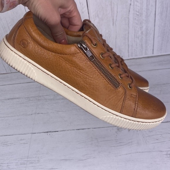 Born Brown Leather Sneakers in Womens Size 10 - Picture 3 of 9